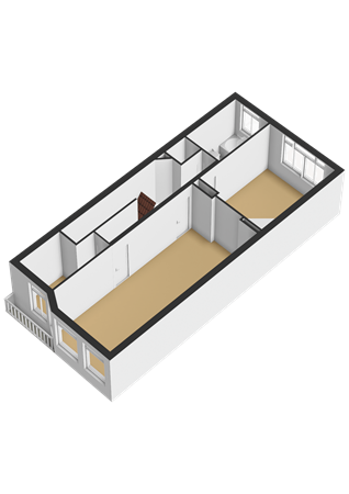 Floorplan - Mathenesserweg 93A, 3027 HK Rotterdam